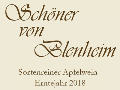 Sortenreiner Apfelwein 2018